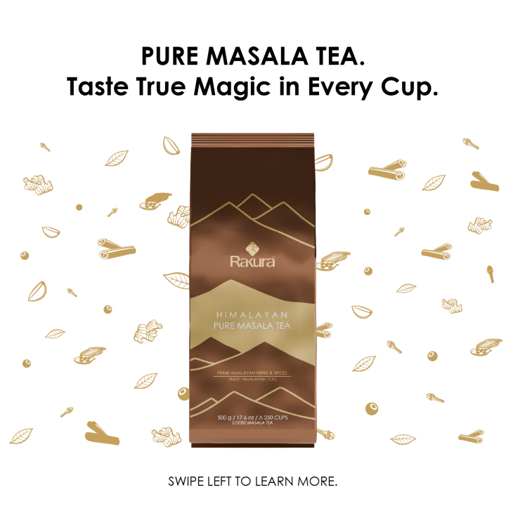 Rakura%20Pure%20Masala%20Tea%20500g%20%7C%20Loose%20Masala%20Tea%20%7C%20Prime%20Himalayan%20Herbs%20&%20Spices%20%7C%20Finest%20Himalayan%20Teas%20%7C%20Exceptionally%20Fresh%20%7C%20Extraordinary%20Flavour%20&%20Aroma%20%7C%20100%25%20Natural%20-%20Image%202