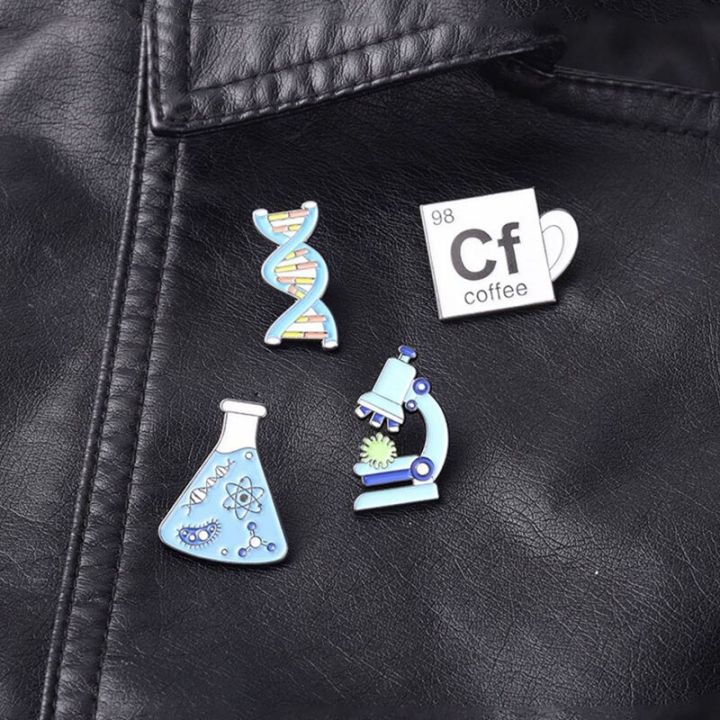 4pcs%20Science%20Enamel%20Pin%20Microscope%20Beaker%20Chemical%20Molecular%20DNA%20Biological%20Experimental%20Tool%20Metal%20Brooches%20Badges%20for%20Backpack%20-%20Image%202