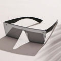 Fashion Oversized Frame Square Women's Sunglasses Casual Street retro Style Decorative Glasses.