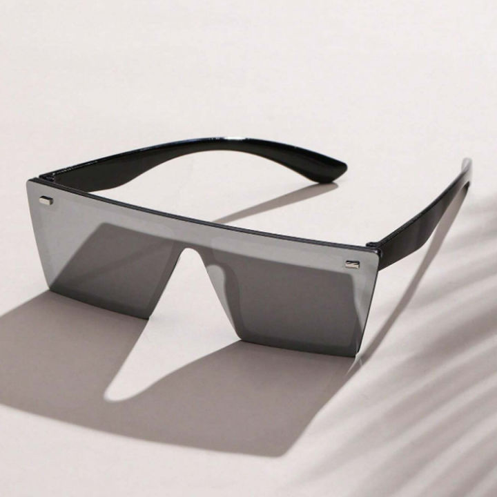 Fashion%20Oversized%20Frame%20Square%20Women's%20Sunglasses%20Casual%20Street%20retro%20Style%20Decorative%20Glasses%20-%20Image%202