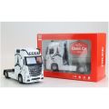 1:24 diecast Mercedes Benz actors truck trailer alloy model. 
