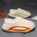 Winter Thickened Slip Resistant Lined Slippers Lightweight EVA Indoor Outdoor Home Leisure Shoes with Soft Fabric Lining.