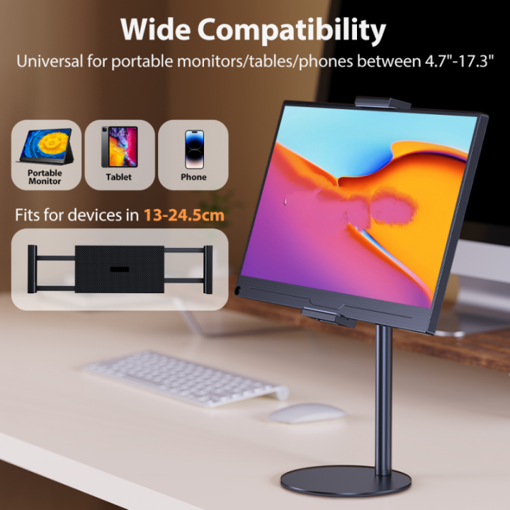 Adjustable Monitor Stand Height Portable Vesa Monitor Tablet Holder Up ...