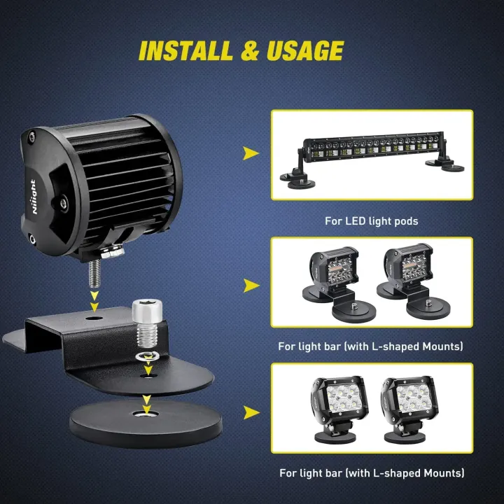 Universal%20Offroad%20Light%20Mounts%204-Pack%20-%20Adjustable%20Magnetic%20Brackets%20for%20SUV/ATV%20LED%20Bars%20(34/43mm%20Diameter)%20-%20Image%202
