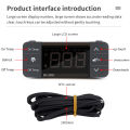220V Digital Temperature Controller EK-3010/EK-3020/EK-3030 Refrigerator Refrigeration Defrost Thermostat Sensor. 