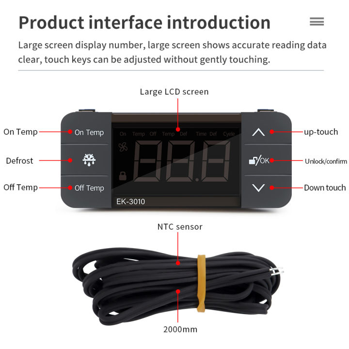 220V%20Digital%20Temperature%20Controller%20EK-3010/EK-3020/EK-3030%20Refrigerator%20Refrigeration%20Defrost%20Thermostat%20Sensor%20-%20Image%205