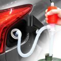 Car truck manual pump fuel gasoline diesel transfer suction cup manual fuel pump siphon water suction fuel transfer pump funnel. 