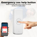 Tuya WiFi or Zigbee WiFi Panic Button for Elderly Senior Emergency Fall Alert Devices SOS Life Alarm Caregiver Pager Tuya Smart. 