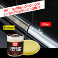 Car Door Handle Window Chrome Bright Strip Repair Metal Polishing Shine Renovation Paste Water Damage Rust Oxidation Removal. 
