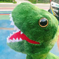 1pc 28CM Green Tyrannosaurus Rex Plush Toy Soft Stuffed Simulation Dinosaur Doll For Birthday .