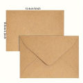20/50pcs Premium Kraft Paper Envelopes - Perfect for DIY Greeting Cards, Wedding Invitations & Birthday Notes. 