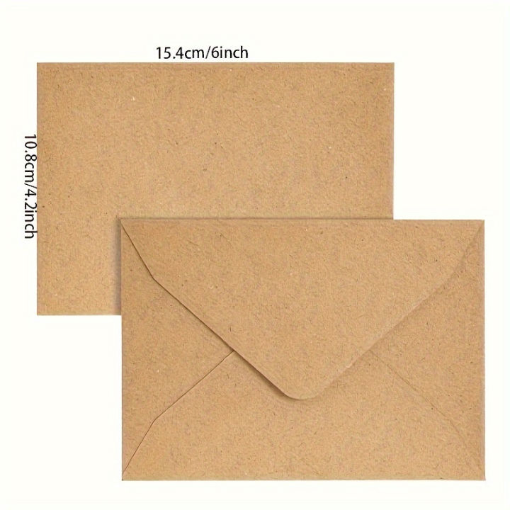 20/50pcs%20Premium%20Kraft%20Paper%20Envelopes%20-%20Perfect%20for%20DIY%20Greeting%20Cards,%20Wedding%20Invitations%20&%20Birthday%20Notes%20-%20Image%205