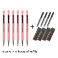 Lot 2.0mm Mechanical Pencil Refill Drawing Painting Automatic Pencil Lead Set Students Supplies Office School Kawaii Stationery. 