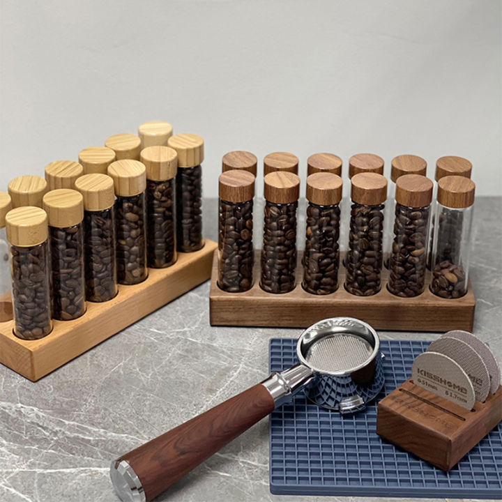 Coffee%20Beans%20Storage%20Tube%20Single%20Dose%20Glass%2017g%2022g%20Walnut%20Based%20Container%20With%20Funnel%20Espresso%20Accessories%20Goods%20Barista%20Tools%20-%20Image%202