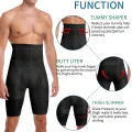 Men Tummy Control Shorts High Waist Slimming Shapewear Abdomen Belly Flat Body Shaper Leg Underwear Compression Briefs Boxer 3XL. 