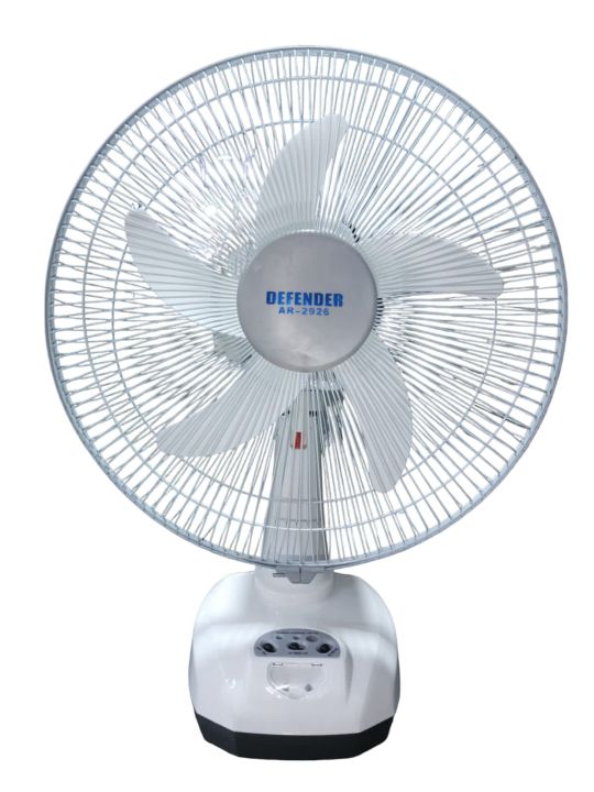 Defender Rechargeable AC/DC Fan 12