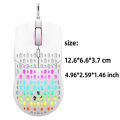 RAIKU G701 Wired 6 Keys Mouse Colorful Lighting Gaming and Office For Microsoft Windows and  IOS System. 