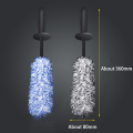 Car Wash Super Brush Plush Premium Wheels Brush Non-Slip Handle Easy To Cleaning Rims Spokes Wheel Barrel Car Accessories. 