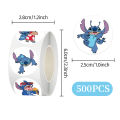 500PCS Cute Disney Cartoon Lilo Stitch Stickers DIY Diary Laptop Phone Luggage Skateboard Graffiti Decals Roll Sticker Gift Toys. 