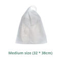 30 PCs woven shoes bag drawstring storage bag mouth tight bag Sun shoes small white dust-proof yellow air dry travel bag. 