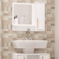 Wood Bathroom Cabinet with Mirror_mirror cabiet antique house. 