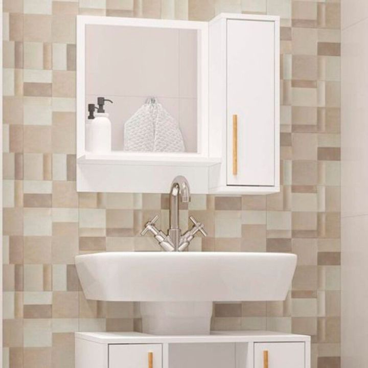 Wood Bathroom Cabinet with Mirror_mirror cabiet antique house