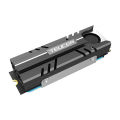 【Versatile】 M.2 SSD NVMe Heat Sink 2280 Solid State Disk Air Circulation Cooler Heatsink with Active Cooling Fan and Thermal Pad.