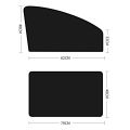 Strong Magnetic Car Sunshade UV Protection Window Curtain Foldable Sun Shield Cover Auto Window Sun shade Protector Cover. 