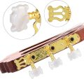 Classical Guitar Tuning Machines Heads Pegs Keys, Gold. 