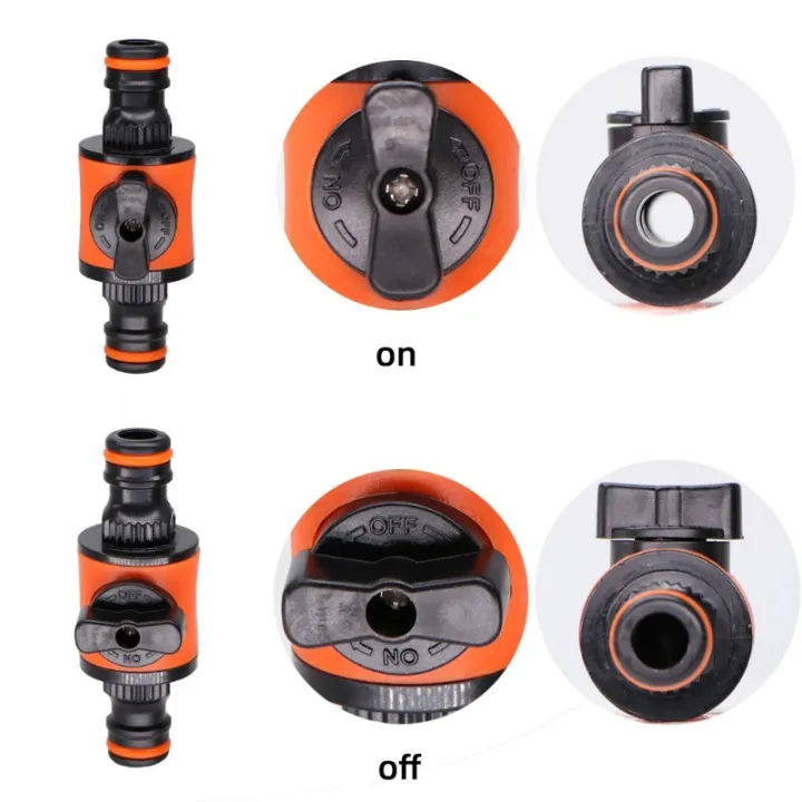 1PC/2PCS%2016MM%20Equal%20Garden%20Hose%20Shut%20Off%20Valve%20Fitting%20Plastic%20Tubing%20Tap%20Adapter%20Quick%20Joint%20for%20Watering%20Irrigation%20Car%20Wash%20-%20Image%203