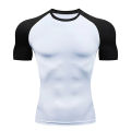 Men's Compression Shirts Summer Short Sleeves Tees T-shirt Gym Workout Fitness Running Tops Undershirts Baselayer Sportswear.