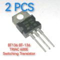 BT136 BT-136 
TRIAC 600E 
Switching Transistor. 