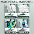 【Flash sale】 New Lifting Landing Bookshelf Stand Adjustables Books Holder Multifunctional Bookstand for Home Office Study Room.