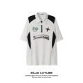 Polo shirt set + Korean-style fashion men's shorts. 