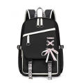 Teenagers Cute Schoolbag Shoulder Backpack Nylon Fabric Girls, Large Capacity Splash-Proof. 