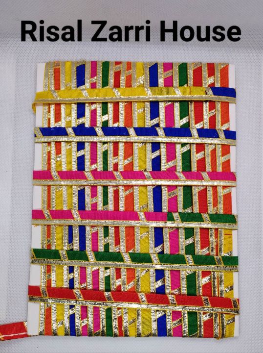 8 Yards Gotta Patti / Chatta Patti Fancy Lace Slim Size Trim Laces for Clothes