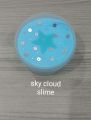 sky cloud slime ,blue slime for kids. 