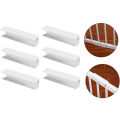 6 Pcs Safety Door Reinforcement Slot Baby Gate Dog Groove Gates Pet Supplies PVC Dog Gate Reinforcement Fence Reinforcement.