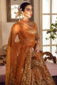 AFROZEH Real 3 Piece stitched branded Lehnga Full cover formal mehndi bridal wedding dress. 