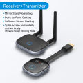 Hagibis Wireless HDMI Transmitter and Receiver Kit Wireless HDMI Extender TV Dongle Plug & Play Streaming for Laptop Projector.