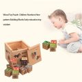 48 Pcs Wooden Alphabet Abc Number 123 Blocks With Box For Baby Toddlers Age 2-7 years - 14'×10'*14 cm. 
