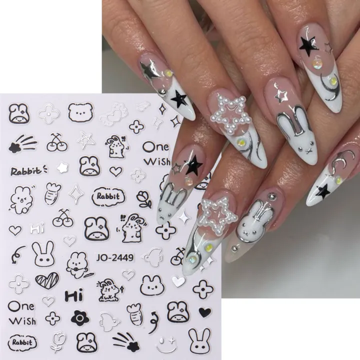2Pcs%20Cartoon%20Cute%20Cat%20Nail%20Childlike%20Stickers%20Holographic%20Love%20Heart%20Bronzing%20Star%20Sliders%20Silver%20Chrome%20Nail%20Art%20Manicure%20Decor%20-%20Image%204