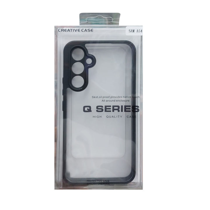 Samsung Galaxy A54 Clear Antibacterial Q Series Phone Case