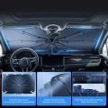 2024 Upgraded Car Windshield Sun Shade Umbrella Foldable Car Sunshade Front Window Cover for UV Ray Block & Sun Heat Protection. 