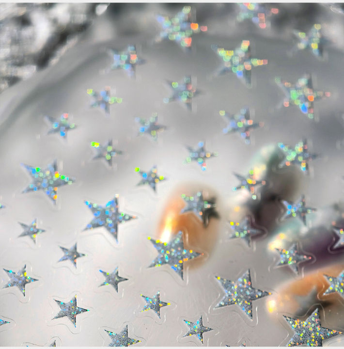 Grid%20Patterned%20Star%20Bowknot%20Cherry%20Polka%20Dot%20Line%20Colorful%20Geometric%20Five-pointed%20Star%20Adhesive%20Nail%20Art%20Sticker%20Manicure%20Decal%20-%20Image%204