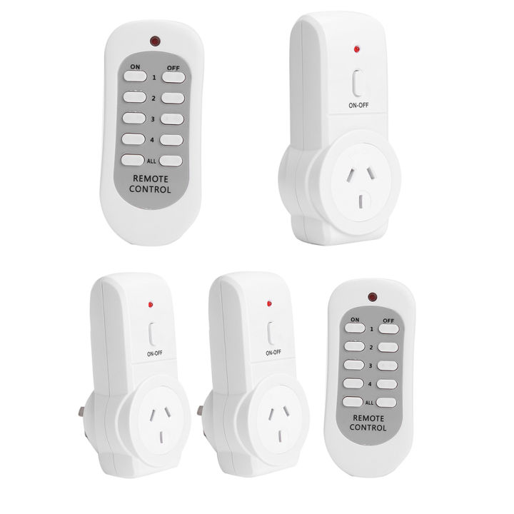 433.92MHz Smart Socket 240V 50Hz 10A Wireless Remote Control On/Off Wireless Remote Control Socket Portable for Light Lamp