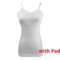 Women Tummy Control Shapewear Smooth Body Shaping Camisole Padded Tank Tops Slimming Underwear Seamless Compression Shaper. 