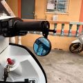 Good quality durable CNC quality: pocenti scooters R-mini handlebar end mirror for Lambretta & Vespa. 