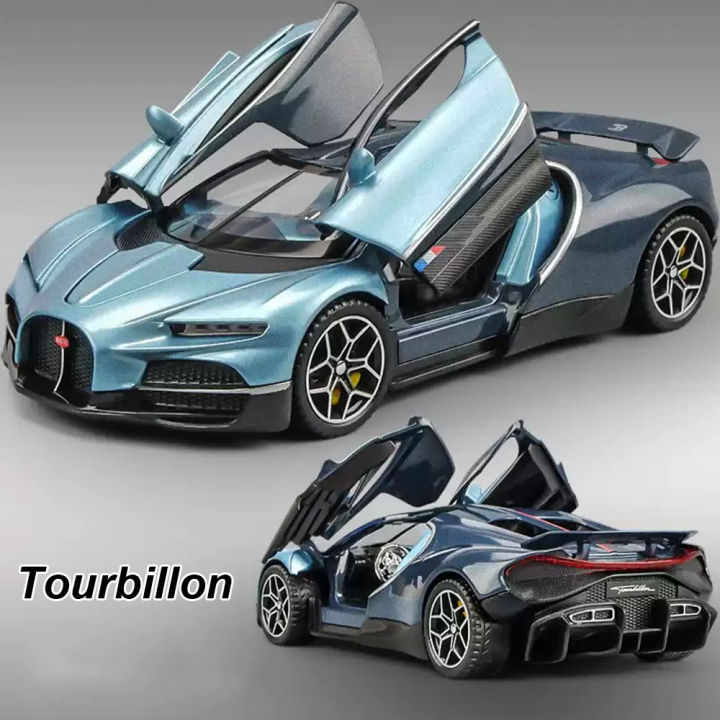 1:32 Tourbillon DIVO Alloy Model Toys Diecast Car Sound Light Pull Back Doors Opened Miniature Vehices for Kids Birthday Present