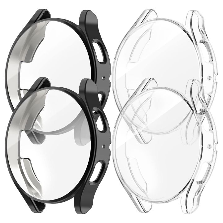 Full Case for Watch 4 5 6 7 40mm 44mm Protector Cover Coverage Silicone TPU Bumper Screen Protection Accessories